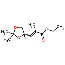 ethyl (E)(S)-3-(2,2-dimethyl[1,3]dioxolane-4-yl)-2-methylacrylate