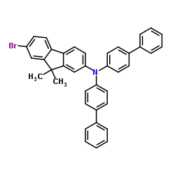  N,N-di([1,1'-biphenyl]-4-yl)-7-bromo-9,9-dimethyl-9H-fluoren-2-amine