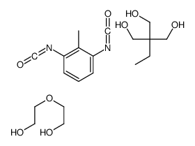 1,3-diisocyanato-2-methylbenzene,2-ethyl-2-(hydroxymethyl)propane-1,3-diol,2-(2-hydroxyethoxy)ethanol