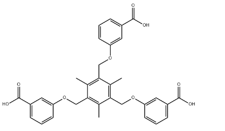 3,3',3''-(((2,4,6-triMethylbenzene-1,3,5-triyl)tris(Methylene))tris(oxy))tribenzoic acid