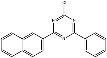 2-chloro-4-(naphthyl-2-yl)-6-phenyl-1,3,5-triazine
