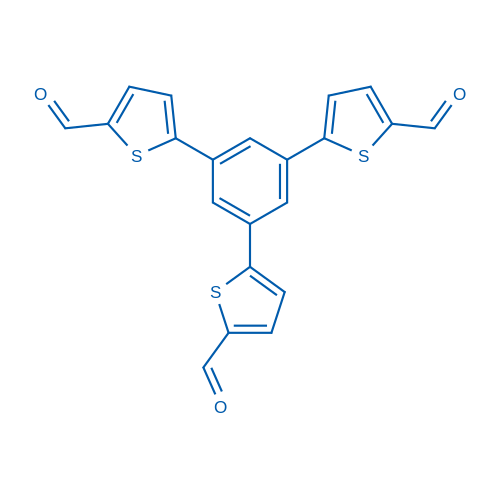 5,5',5''-(Benzene-1,3,5-triyl)tris(thiophene-2-carbaldehyde)