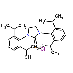 Chloro{1,3-bis[2,6-bis(1-methylethyl)phenyl]-4,5-dihydroimidazol-2-ylidene}gold(I)