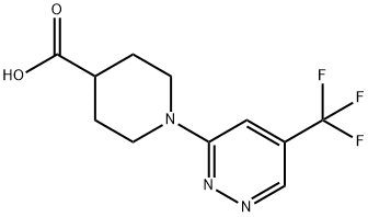 	1-(5-(trifluoromethyl)pyridazin-3-yl)piperidine-4-carboxylic acid