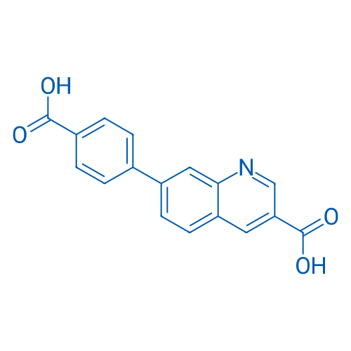 7-(4-Carboxyphenyl)quinoline-3-carboxylic acid