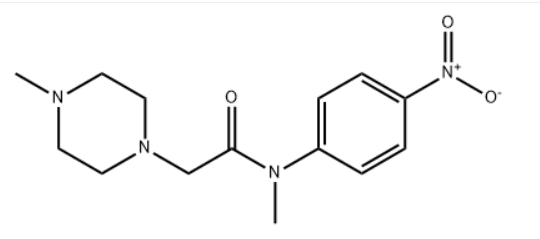 N-methyl-2-(4-methylpiperazin-1-yl)-N-(4-nitrophenyl)acetamide