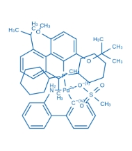 Methanesulfonato[Dicyclohexyl[3-(1,1-dimethylethoxy)-6-methoxy-2',6'-bis(1-methylethyl)[1,1'-biphenyl]-2-yl]phosphine](2'-amino-1,1'-biphenyl-2-yl)palladium(II)