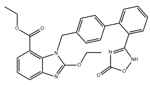 1H-BenziMidazole-7-carboxylic acid, 1-[[2'-(2,5-dihydro-5-oxo-1,2,4-oxadiazol-3-yl)[1,1'-biphenyl]-4-yl]Methyl] -2-ethoxy-, ethyl ester