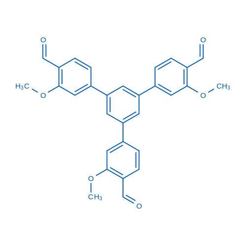 5'-(4-Formyl-3-methoxyphenyl)-3,3''-dimethoxy-[1,1':3',1''-terphenyl]-4,4''-dicarbaldehyde