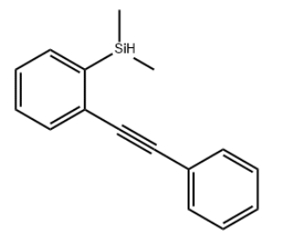 Benzene, 1-(dimethylsilyl)-2-(2-phenylethynyl)-