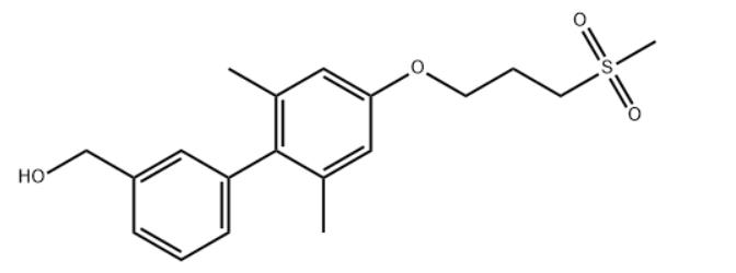 (2',6'-diMethyl-4'-(3-(Methylsulfonyl)propoxy)biphenyl-3-yl)Methanol