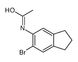 N-(6-bromo-2,3-dihydro-1H-inden-5-yl)acetamide