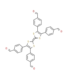 4,4',4'',4'''-([2,2'-Bi(1,3-dithiolylidene)]-4,4',5,5'-tetrayl)tetrabenzaldehyde