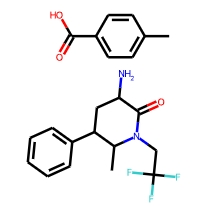 (3S,5S,6R)-3-Amino-6-methyl-5-phenyl-1-(2,2,2-trifluoroethyl)piperidin-2-one 4-methylbenzoate
