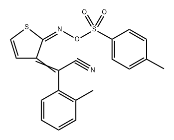 2-Methyl-α-[2-[[[(4-?methylphenyl)sulfonyl]oxy]?imino]-3(2H)-?thienylidene]benzeneacetonitrile