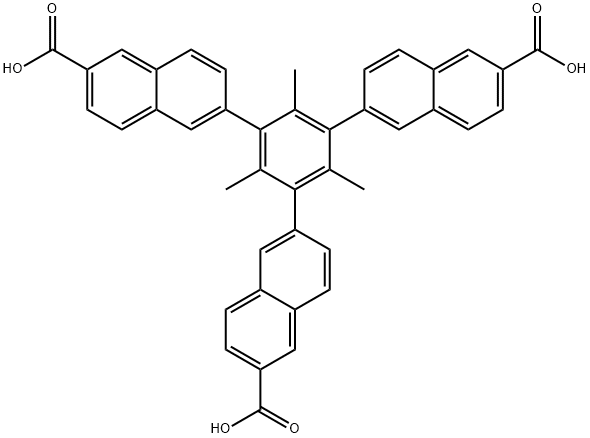 6,6',6''-(2,4,6-trimethylbenzene-1,3,5-triyl)tris(2-naphthoic acid)
