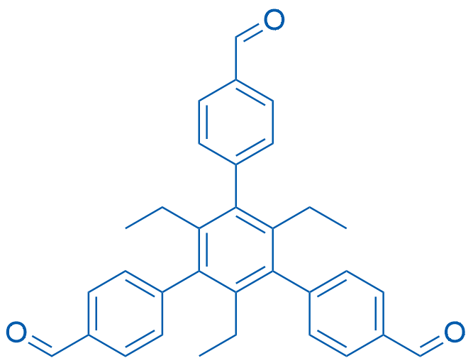 2',4',6'-Triethyl-5'-(4-formylphenyl)-[1,1':3',1''-terphenyl]-4,4''-dicarbaldehyde