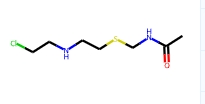 N-(((2-((2-Chloroethyl)amino)ethyl)thio)methyl)acetamide