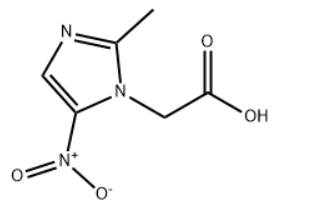 2-methyl-5-nitroimidazol-1-ylacetic acid