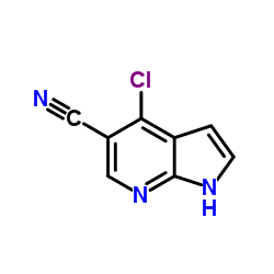 4-Chloro-1H-pyrrolo[2,3-b]pyridine-5-carbonitrile