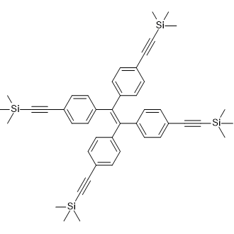 1,1,2,2-Tetrakis(4-((trimethylsilyl)ethynyl)phenyl)ethene