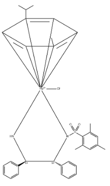 Chloro{[(1R,2R)-(+)-2-amino-1,2-diphenylethyl](2,4,6-trimethylbenzenesulfonyl)amido}(p-cymene)ruthenium(II)