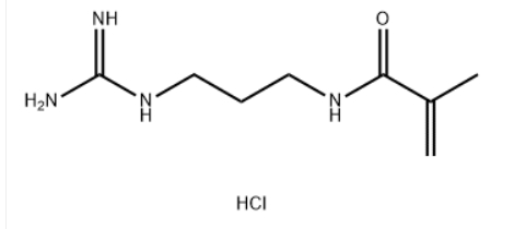 2-Propenamide, N-[3-[(aminoiminomethyl)amino]propyl]-2-methyl-, hydrochloride (1:1)