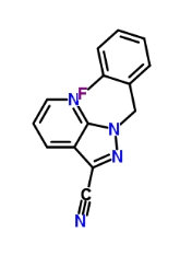 1-[(2-fluorophenyl)methyl]pyrazolo[3,4-b]pyridine-3-carbonitrile