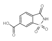 3-OXO-2,3-DIHYDRO-1,2-BENZISOTHIAZOLE-6-CARBOXYLIC ACID 1,1-DIOXIDE