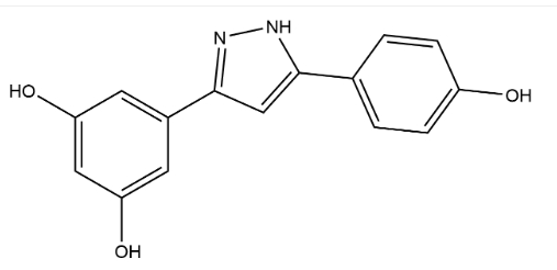 5-(5-(4-hydroxyphenyl)-1H-pyrazol-3-yl)benzene-1,3-diol
