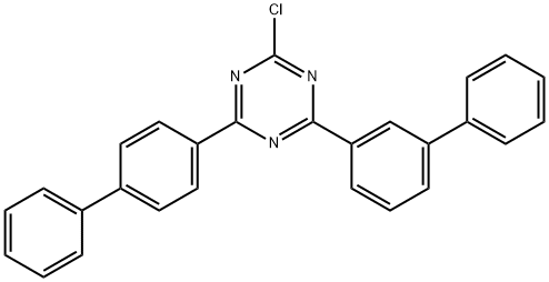 2-Biphenyl-3-yl-4-biphenyl-4-yl-6-chloro-[1,3,5]triazine
