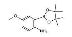 4-methoxy-2-(4,4,5,5-tetramethyl-1,3,2-dioxaborolan-2yl)benzenamine