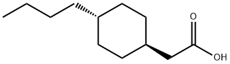 Cyclohexaneacetic acid, 4-butyl-, trans-