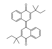 2-(1,1-Dimethylpropyl)-4-[3-(1,1-dimethylpropyl)-4-oxo-1(4H)-naphthalenylidene]-1(4H)-naphthalenone