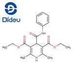 3,5-Pyridinedicarboxylic acid, 1,4-dihydro-2,6-dimethyl-4-[(phenylamino)carbonyl]-, 3,5-diethyl ester