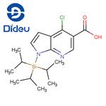4-chloro-1-(triisopropylsilyl)-1H-pyrrolo[2,3-b]pyridine-5-carboxylic acid