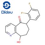 5H-Cyclohepta[b]pyridin-5-one, 6-(2,3-difluorophenyl)-6,7,8,9-tetrahydro-9-hydroxy-, (6S,9R)-