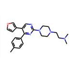 2-(4-(5-(Furan-3-yl)-4-(p-tolyl)pyrimidin-2-yl)piperazin-1-yl)-N,N-dimethylethanamine