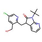 1-(tert-Butyl)-3-((5-chloro-3-(hydroxymethyl)pyridin-2-yl)methyl)-1H-pyrrolo[2,3-b]pyridin-2(3H)-one