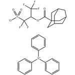 Triphenyl sulfonium, salt with 1-(difluorosulfomethyl)-2,2,2-trifluoroethyl tricyclo[3.3.1.13,7]decane-1-carboxylate (1:1)