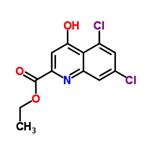 5,7-DICHLORO-4-HYDROXY-QUINOLINE-2-CARBOXYLIC ACID ETHYL ESTER
