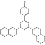 2-(4-bromophenyl)-4,6-di(naphthalen-2-yl)-1,3,5-triazine