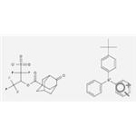 Sulfonium, [4-(1,1-dimethylethyl)phenyl]diphenyl-, salt with 2,2-difluoro-2-sulfo-1-(trifluoromethyl)ethyl 4-oxotricyclo[3.3.1.13,7]decane-1-carboxylate (1:1)