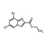 8-Bromo-6-chloro-imidazo[1,2-b]pyridazine-2-carboxylic acid ethyl ester