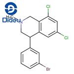 Isoquinoline, 4-(3-bromophenyl)-6,8-dichloro-1,2,3,4-tetrahydro-2-methyl-, (4S)-