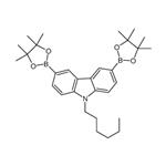 9-hexyl-3,6-bis(4,4,5,5-tetramethyl-1,3,2-dioxaborolan-2-yl)-9H-carbazole