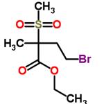 Ethyl 4-bromo-2-methyl-2-(methylsulfonyl)butanoate