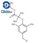 Propanoic acid, 2-[4-(bromomethyl)-2,6-dimethylphenoxy]-2-methyl-, ethyl ester