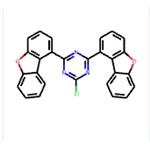 2-Chloro-4,6-bis(1-dibenzofuranyl)-1,3,5-triazine
