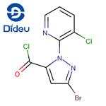 5-Bromo-2-(3-chloro-pyridin-2-yl)-2H-pyrazole-3-carbonyl chloride